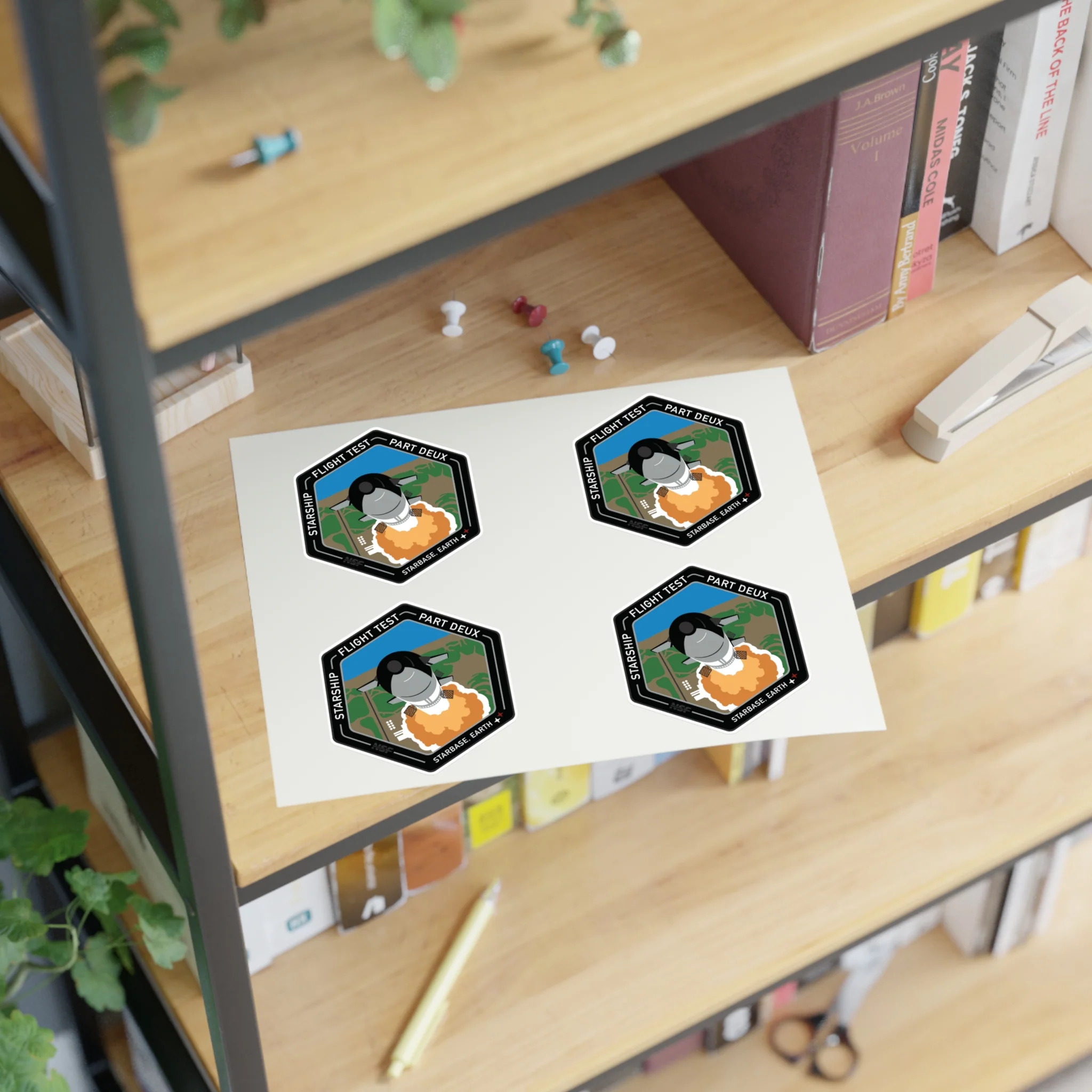 Starship Patch 2 Sticker Sheet - Image 8