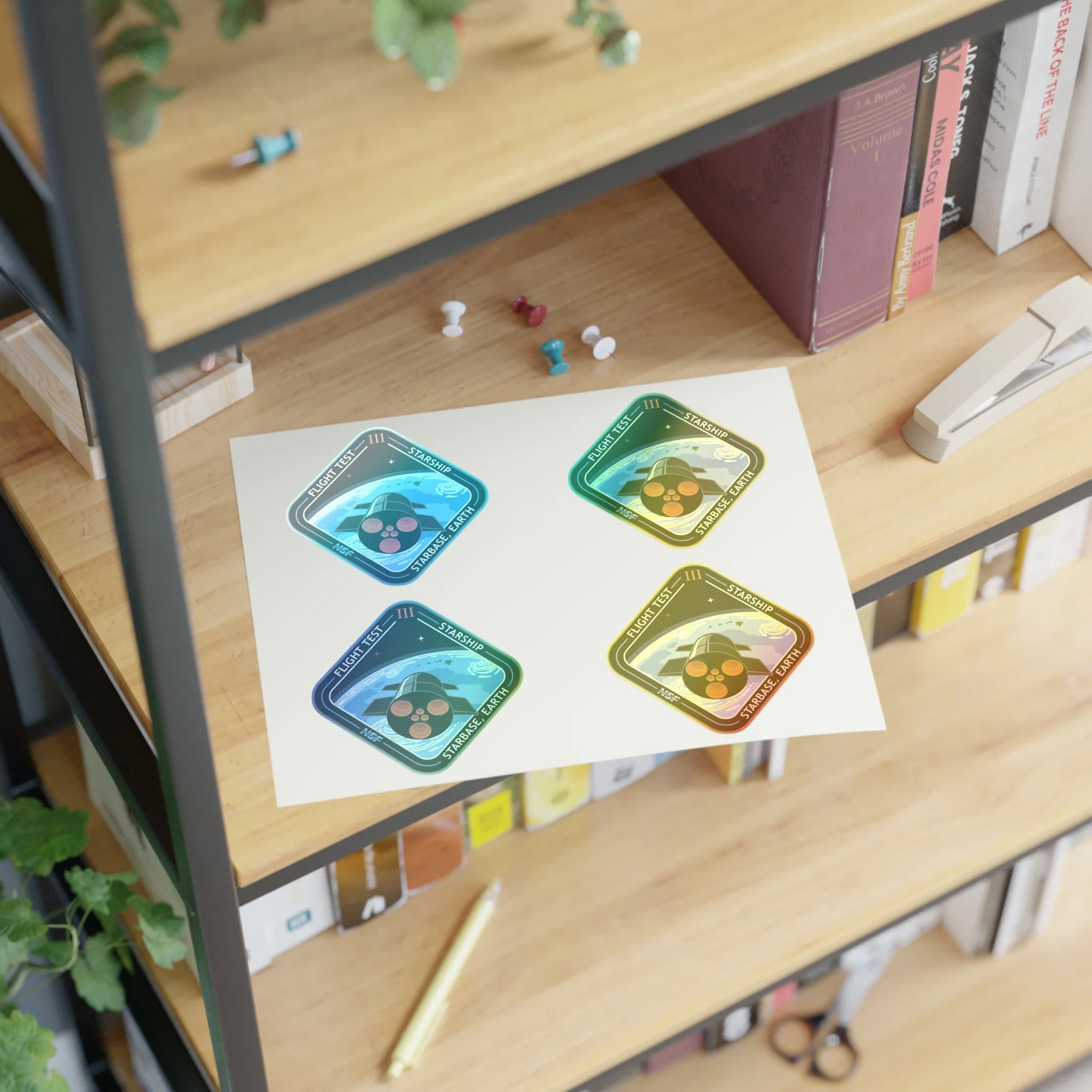 Starship Patch 3 Sticker Sheet - Image 14