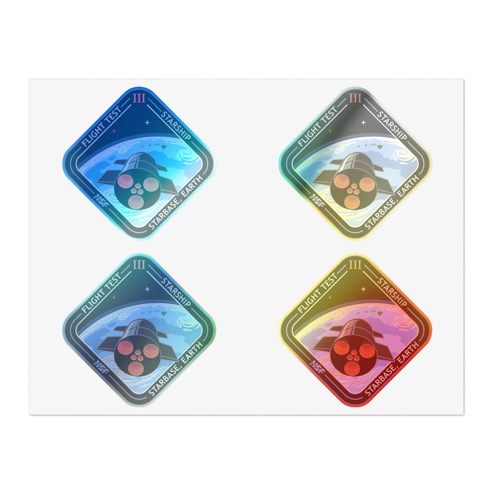Starship Patch 3 Sticker Sheet - Image 4