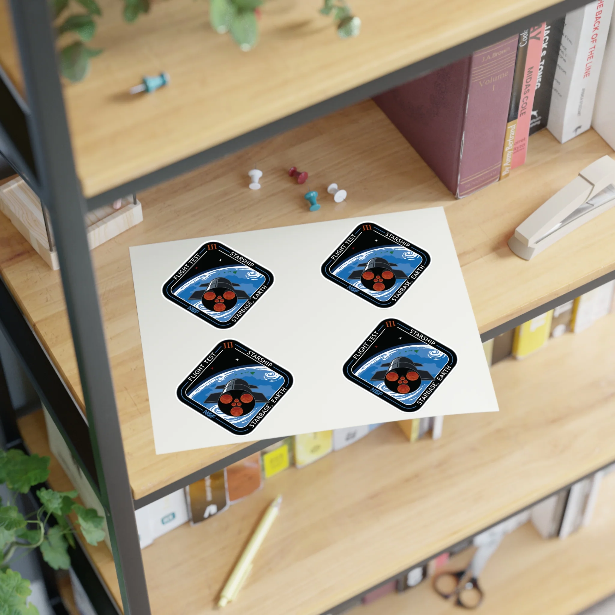 Starship Patch 3 Sticker Sheet - Image 8