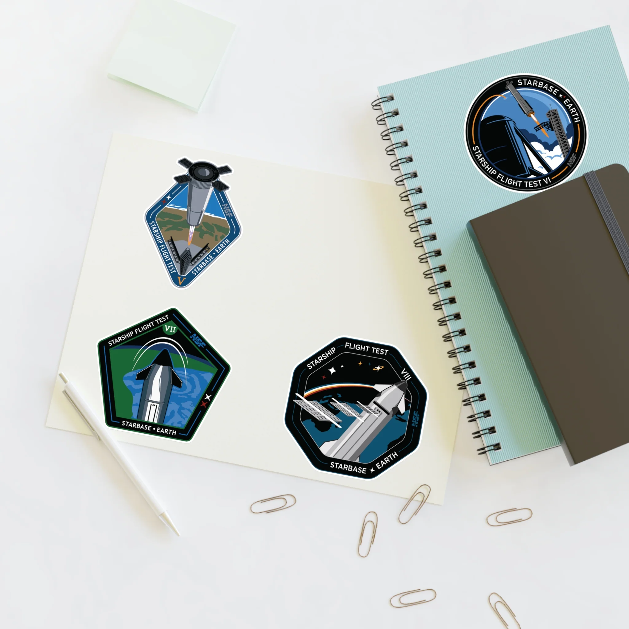 Starship Patch 5/6/7/8 Sticker Sheet - Image 10