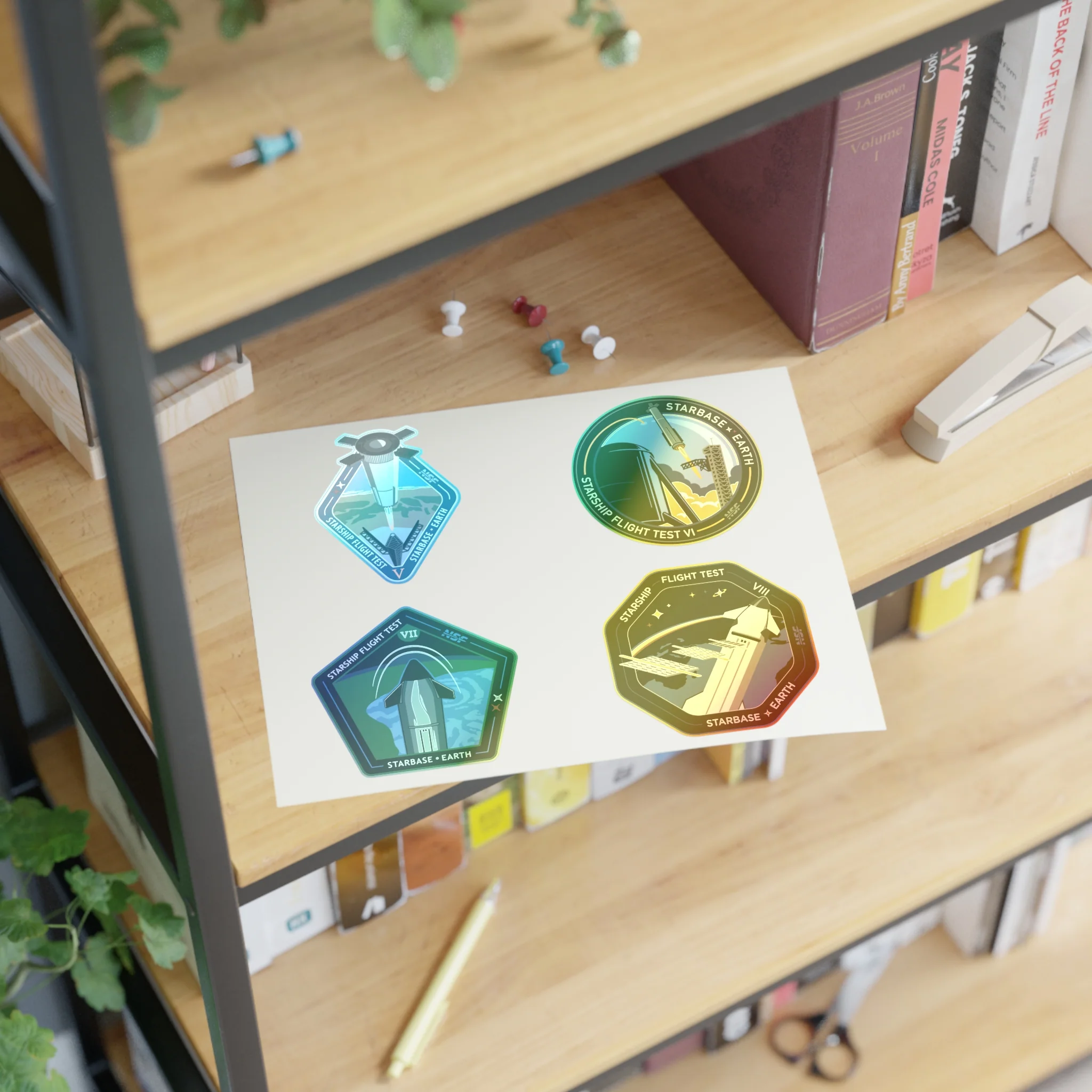 Starship Patch 5/6/7/8 Sticker Sheet - Image 14