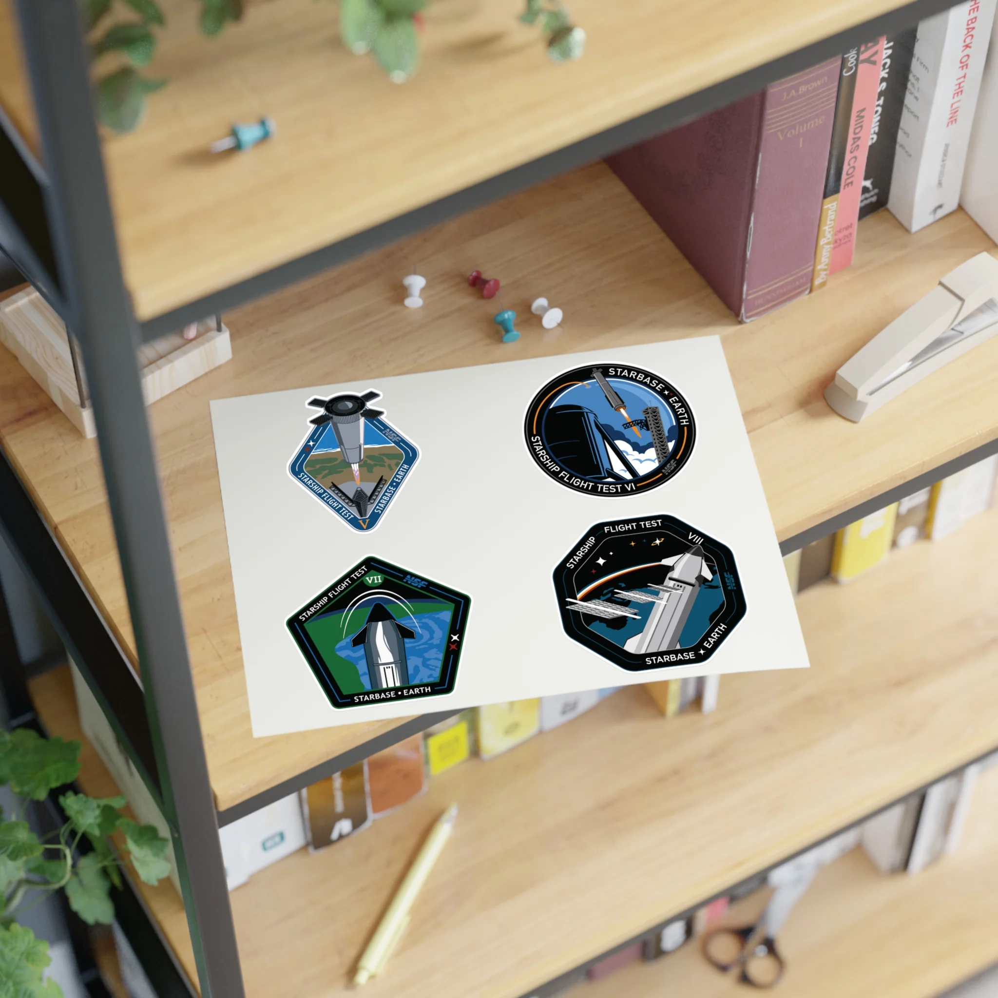 Starship Patch 5/6/7/8 Sticker Sheet - Image 8