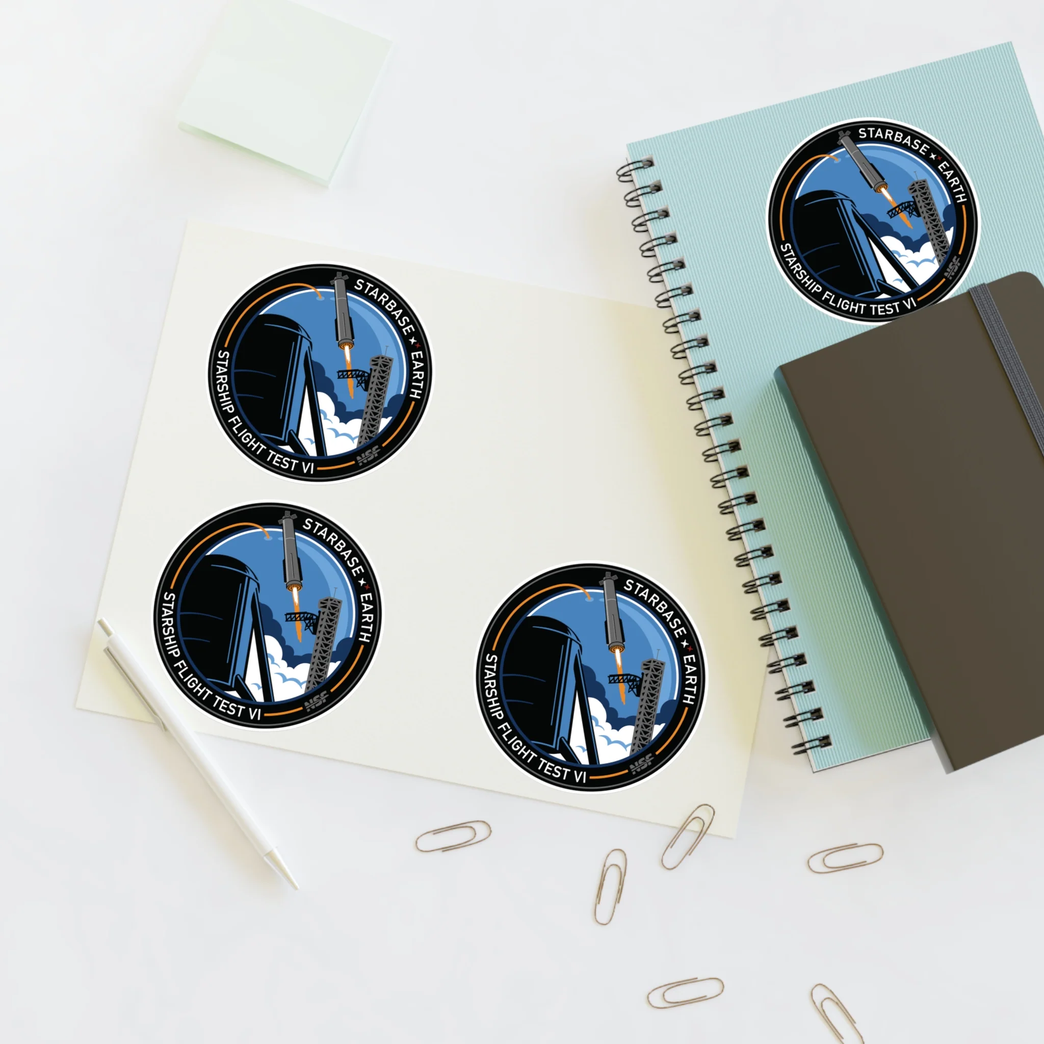 Starship Patch 6 Sticker Sheet - Image 10