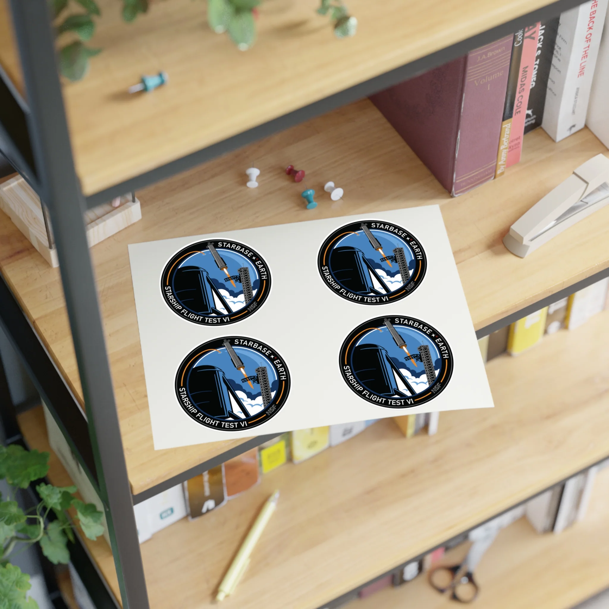 Starship Patch 6 Sticker Sheet - Image 8