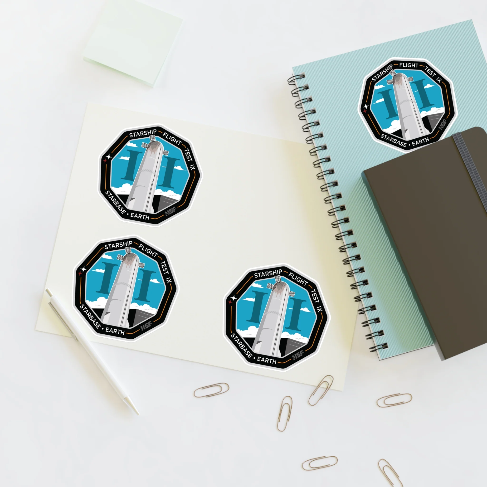 Starship Patch 9 Sticker Sheet - Image 10