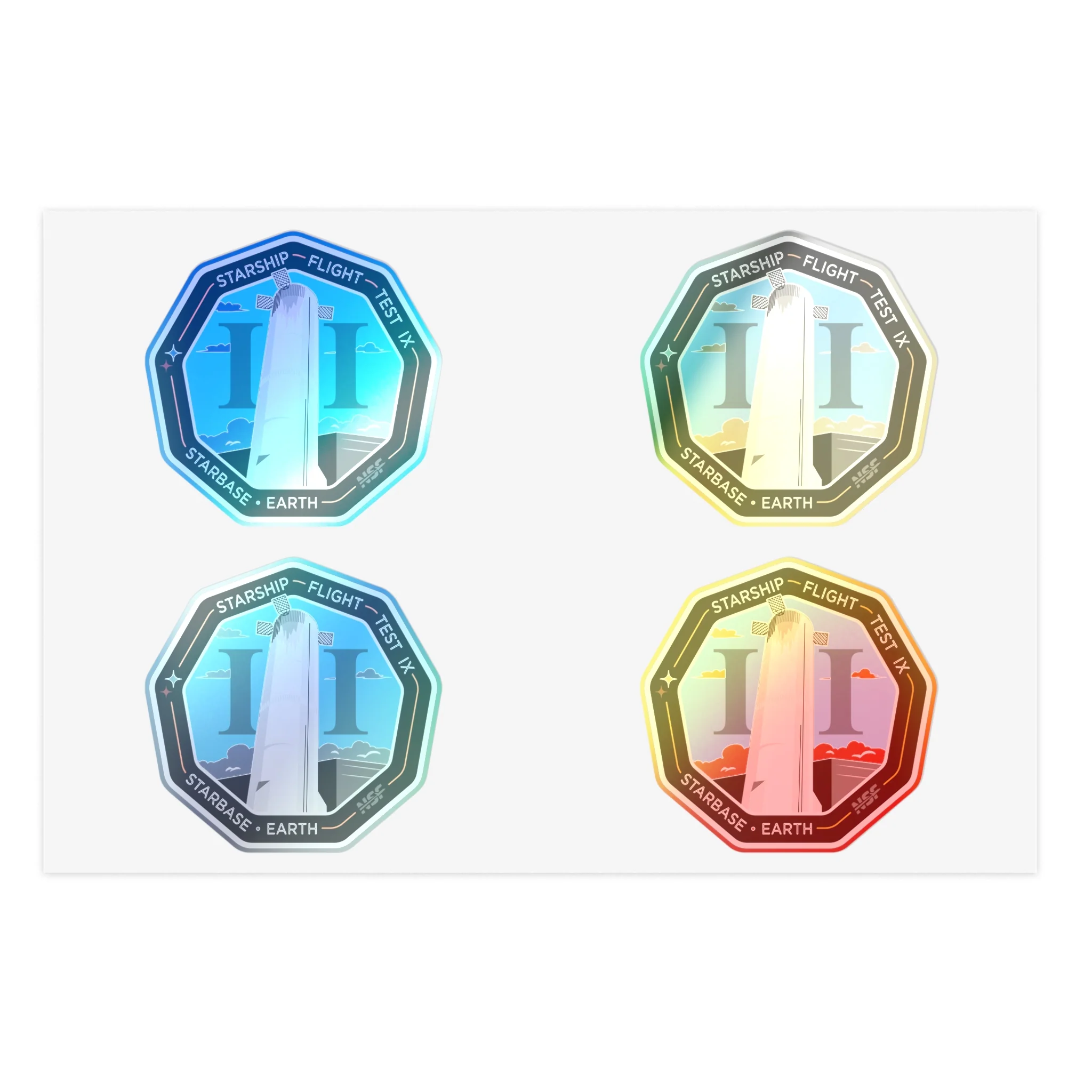 Starship Patch 9 Sticker Sheet - Image 3