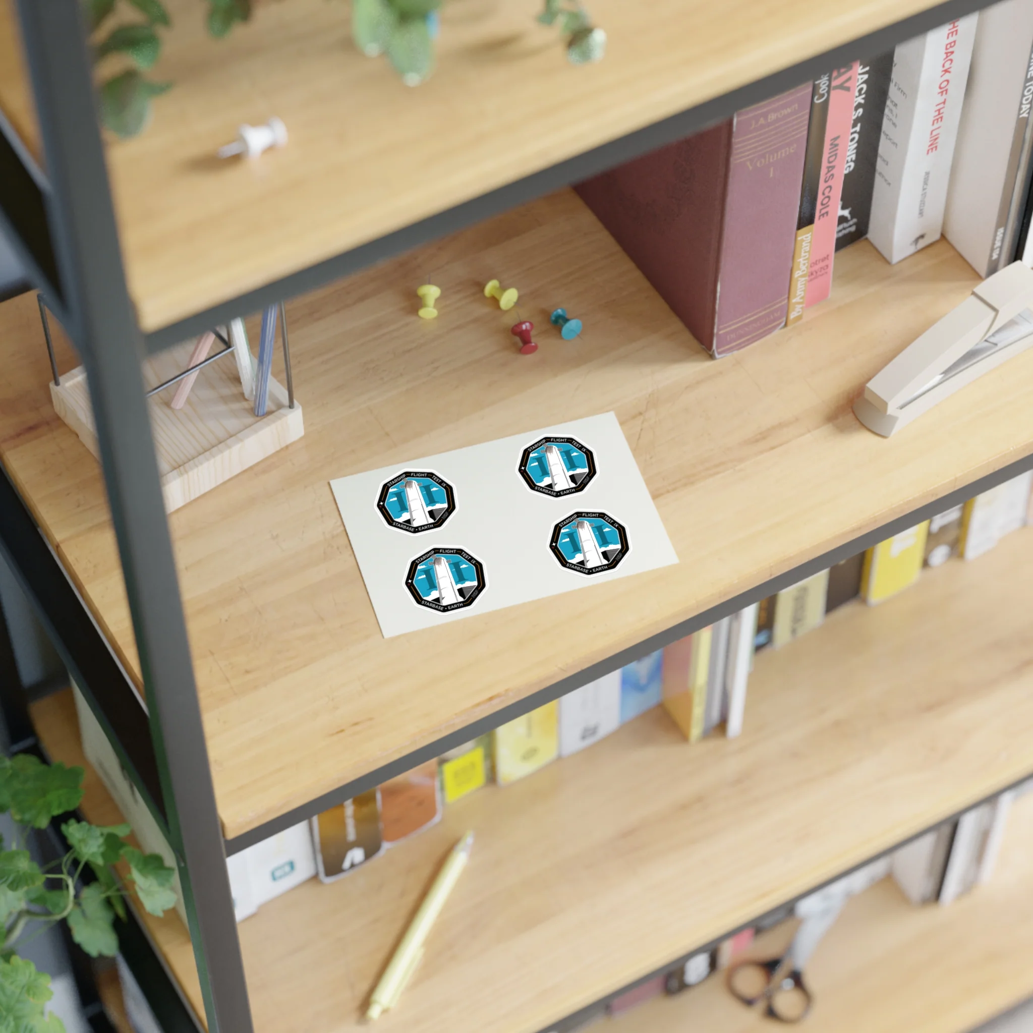 Starship Patch 9 Sticker Sheet - Image 5