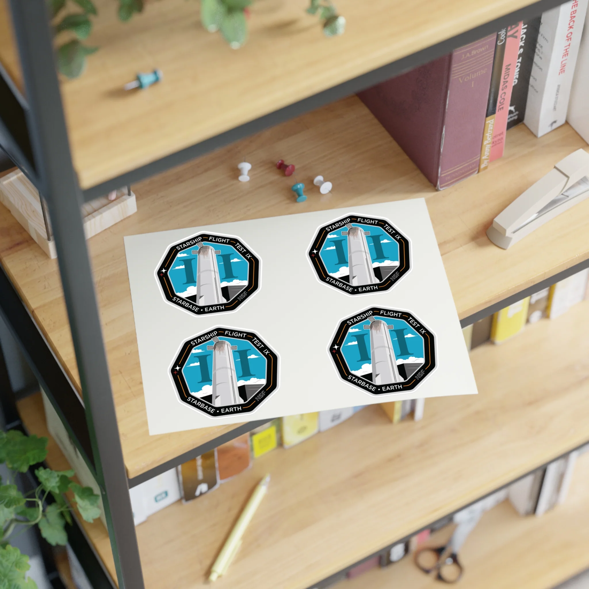 Starship Patch 9 Sticker Sheet - Image 8