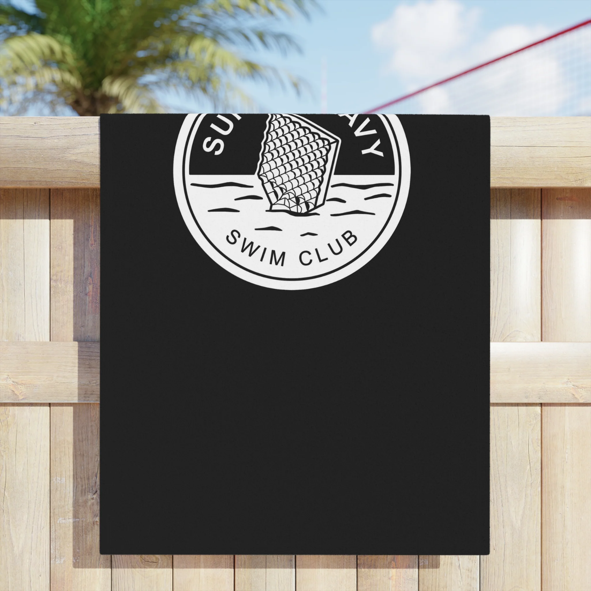 Super Heavy Swim Club Beach Towel - Image 3