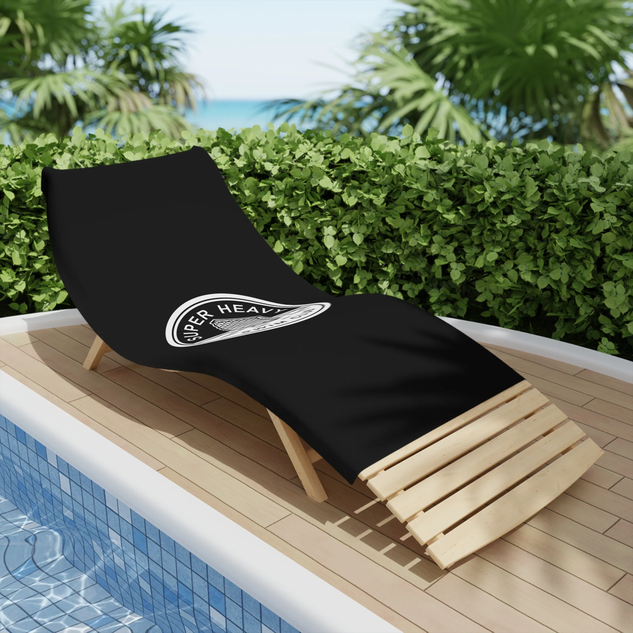 Super Heavy Swim Club Beach Towel - Image 4